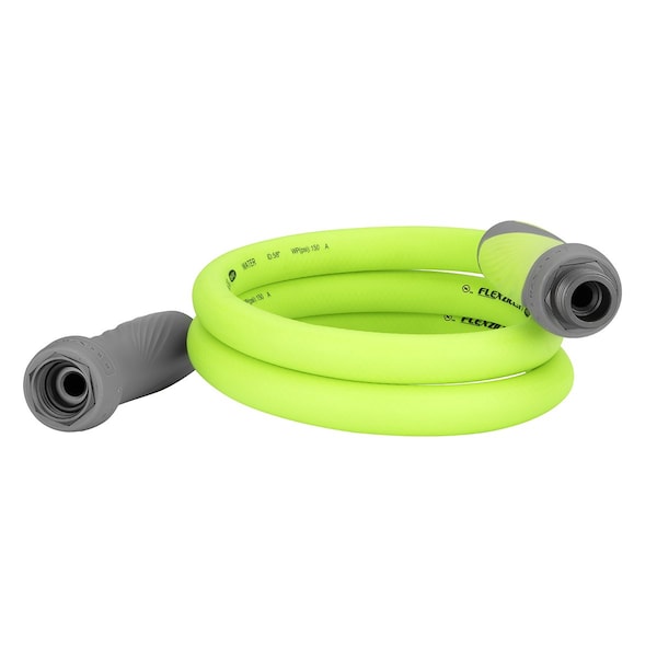 Flexzilla 5/8 in ID x 5 ft L SwivelGrip Lead-In Garden Hose, ZillaGreen HFZG505YWS-E - main